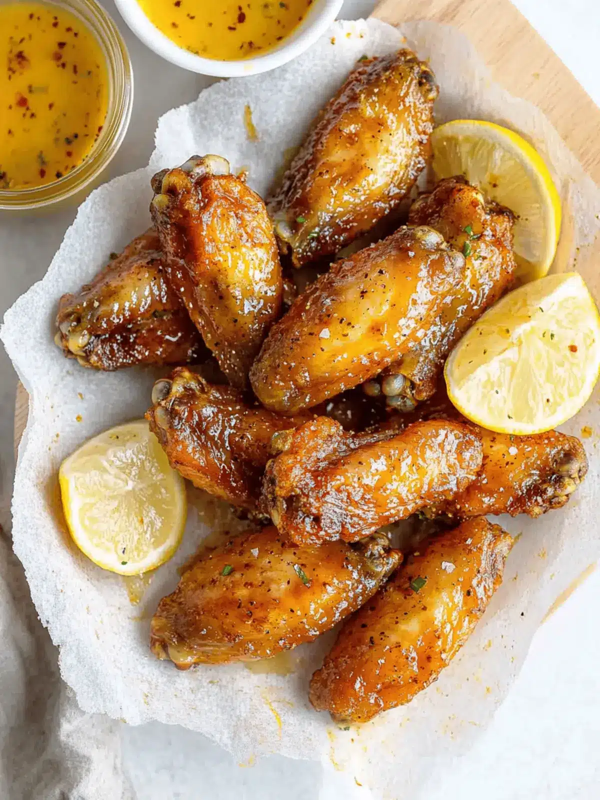 Honey Lemon Pepper Wings