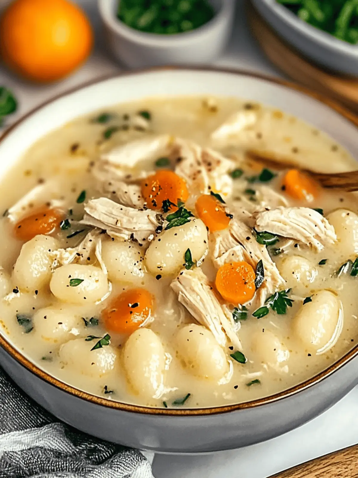 Cozy Tasty Rotisserie Chicken Gnocchi Soup