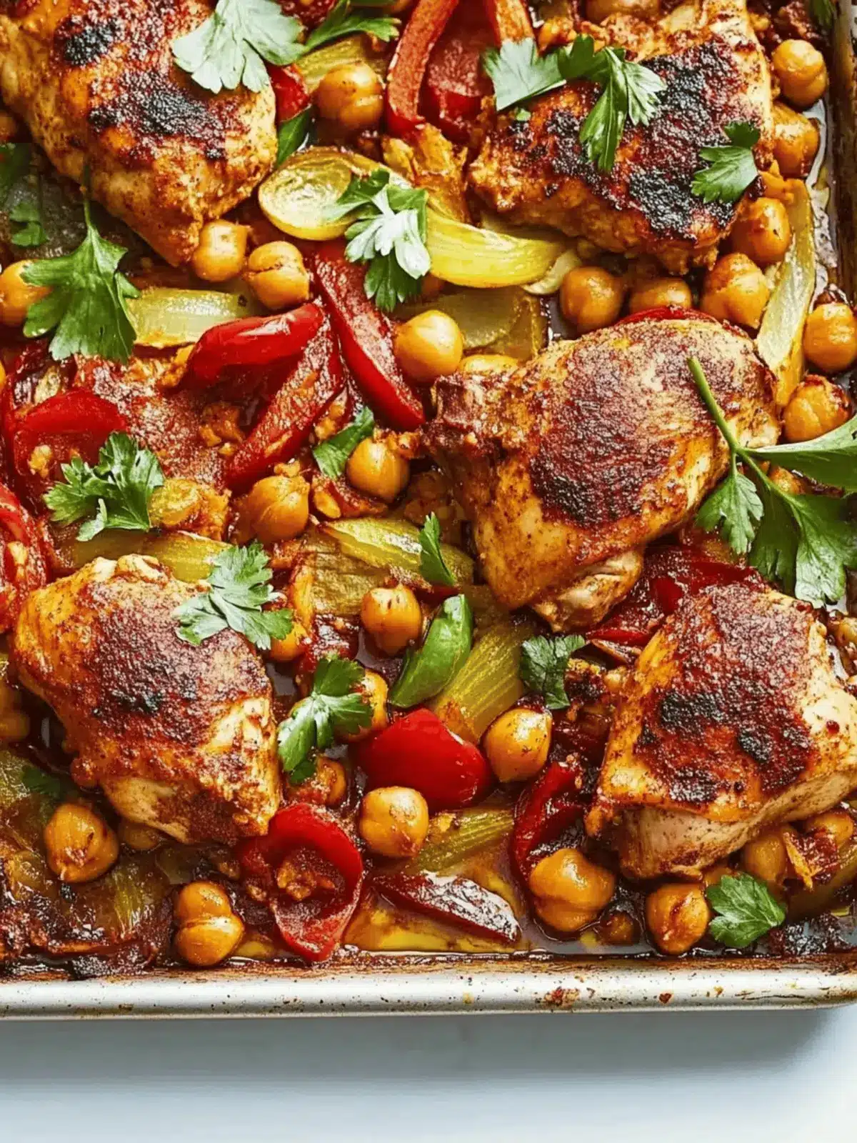 Chicken and Chickpea Tray Bake