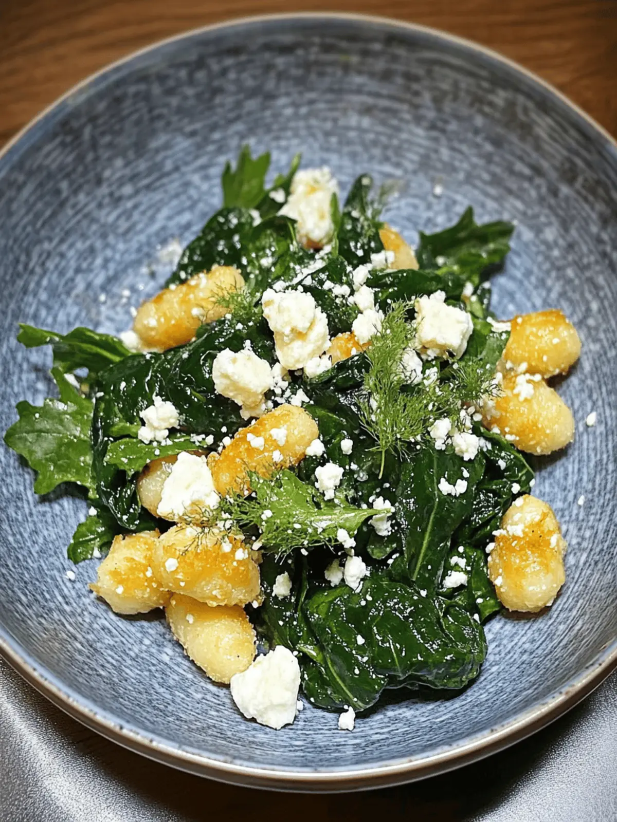 Crispy Gnocchi with Spinach and Feta in 30 Minutes Flat 4 Crispy Gnocchi With Spinach And Feta
