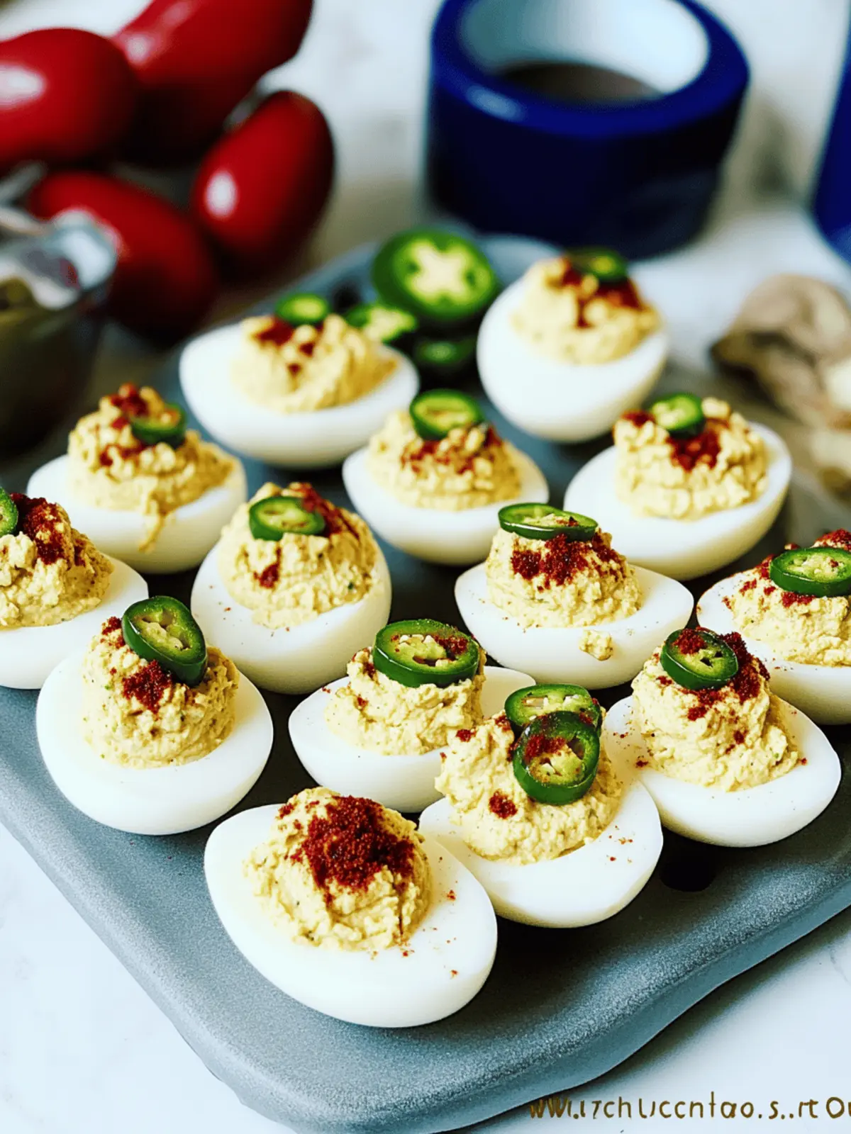 Jalapeno Popper Deviled Eggs