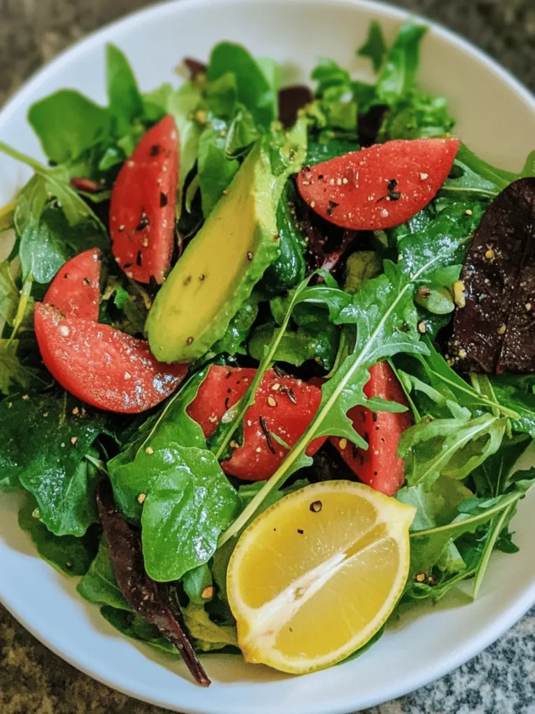 Native American wild greens salad