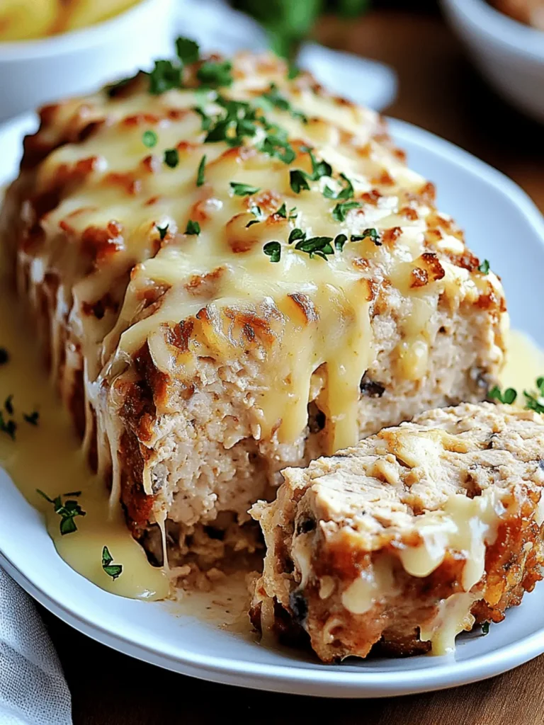 Chicken Cordon Bleu Meatloaf
