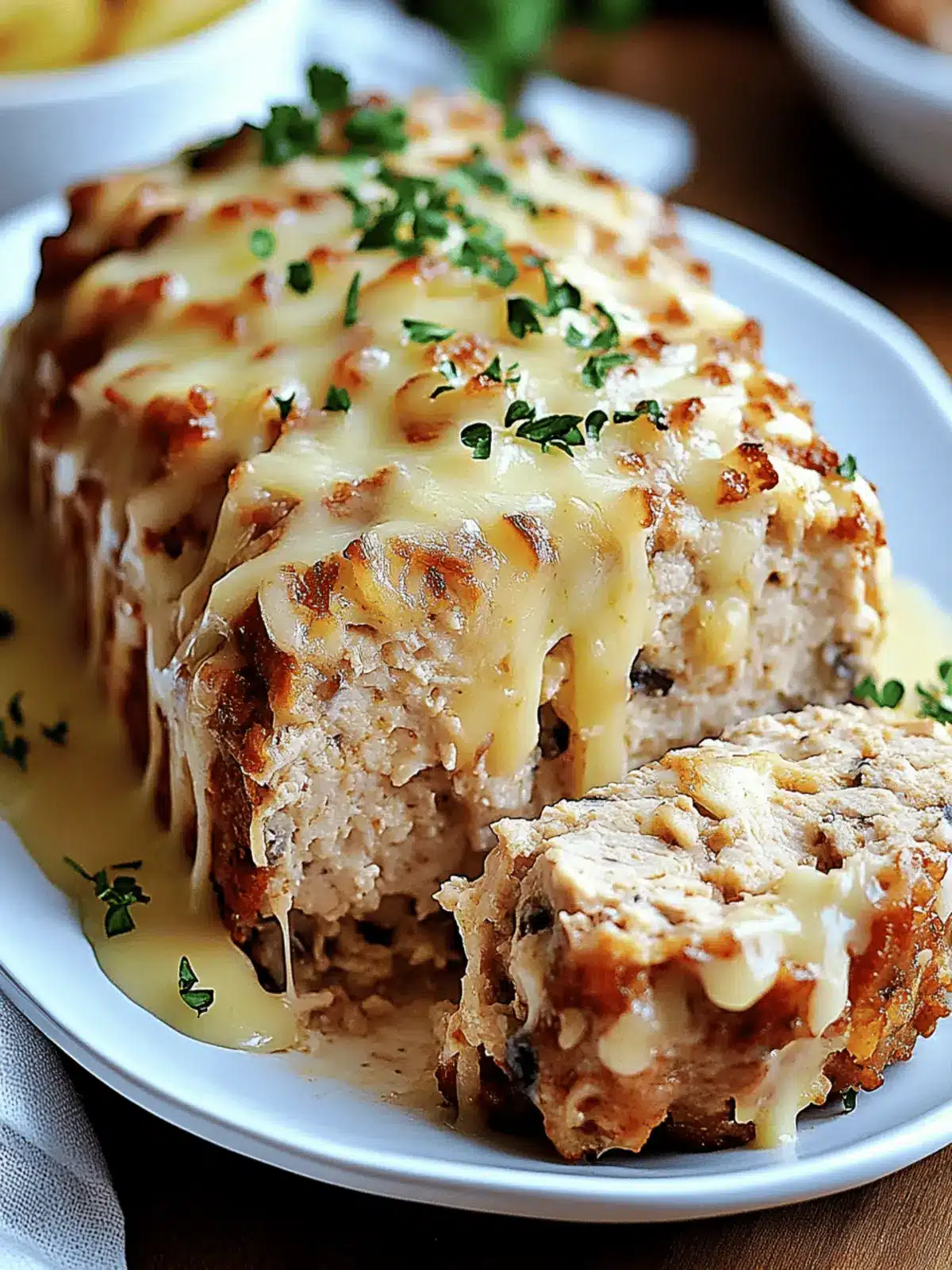 Chicken Cordon Bleu Meatloaf