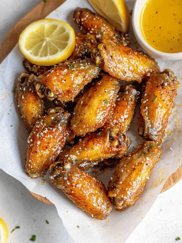 Honey Lemon Pepper Wings