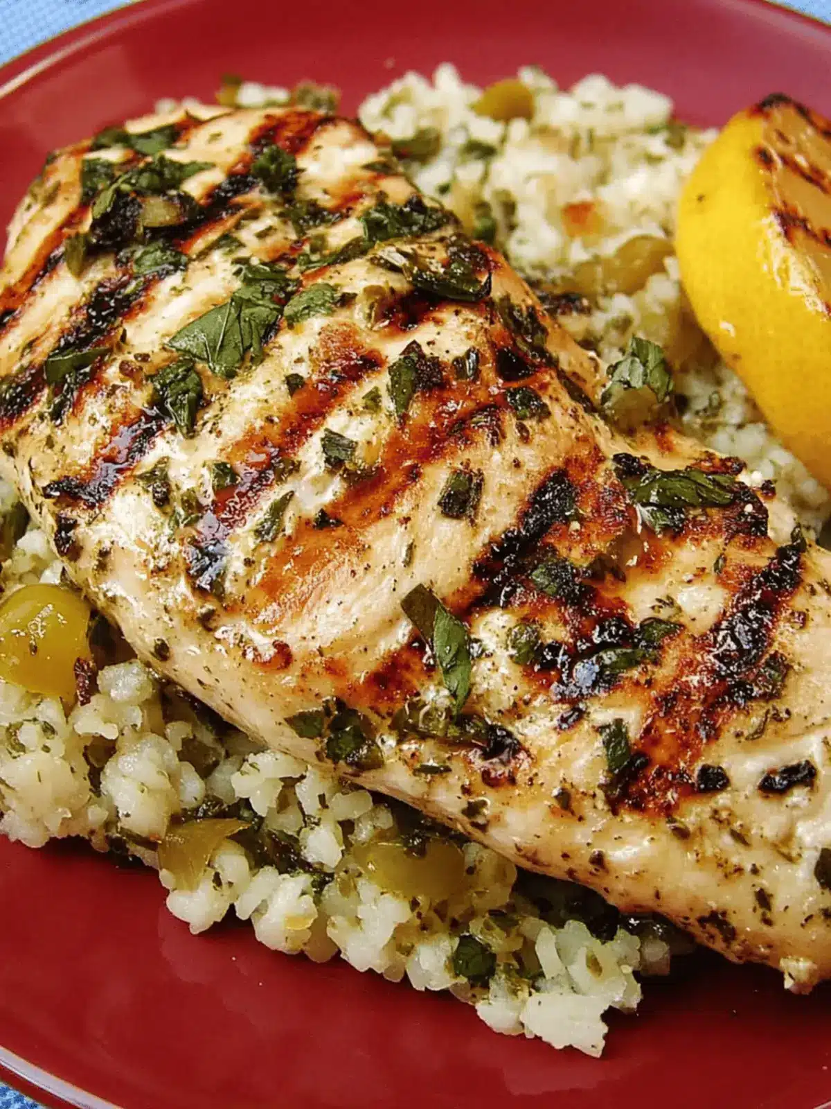 Greek Grilled Chicken Breasts