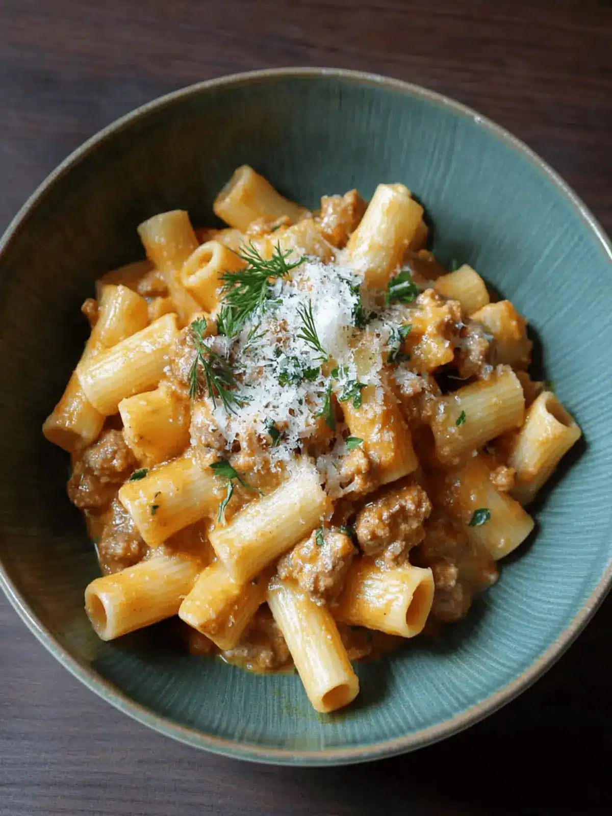 Rigatoni with Sausage and Fennel