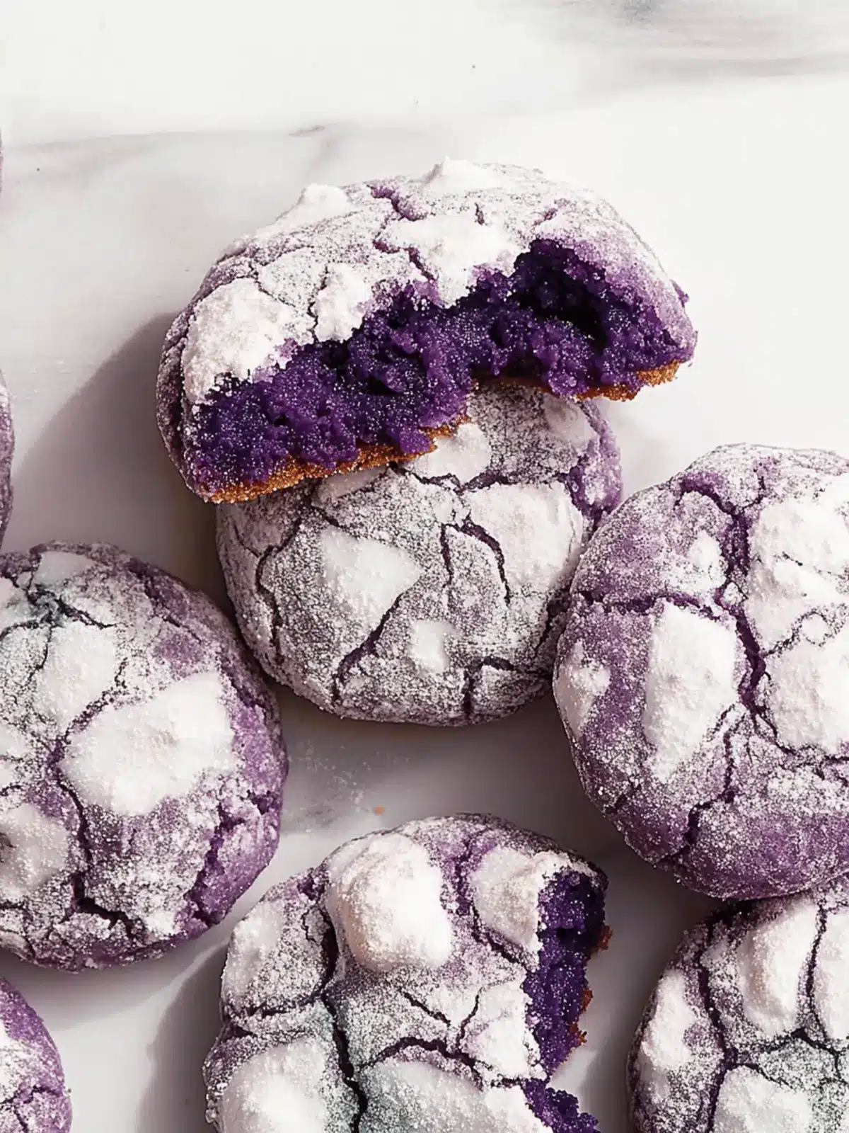 Ube Crinkle Cookies: Irresistibly Chewy and Vibrantly Sweet 2 Ube Crinkle Cookies