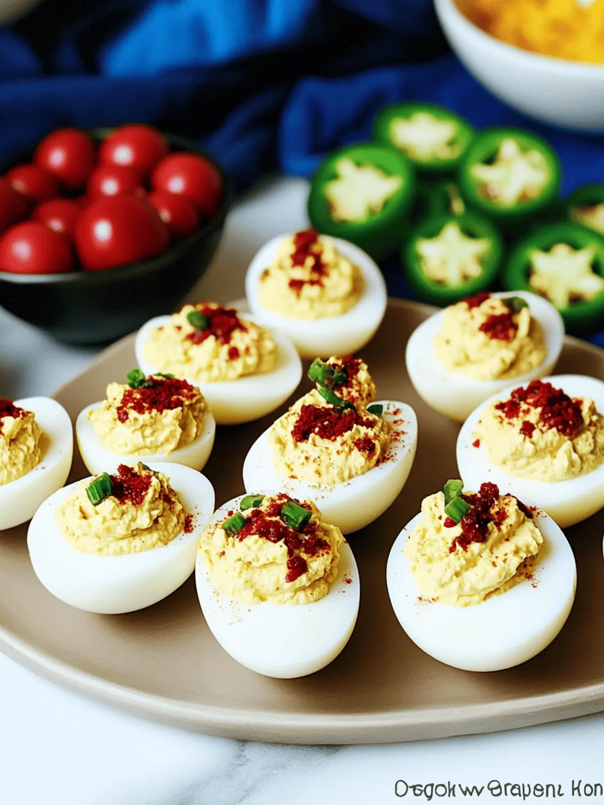 Jalapeno Popper Deviled Eggs