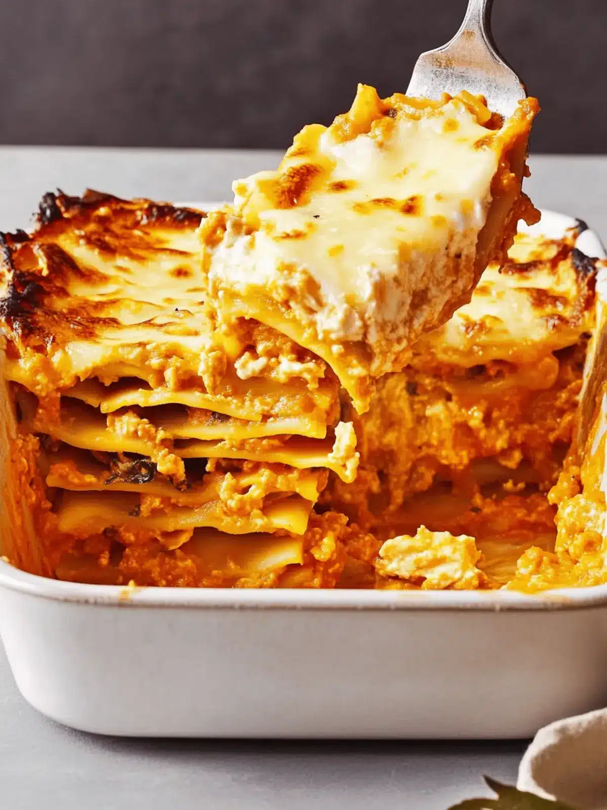 Pumpkin Lasagna