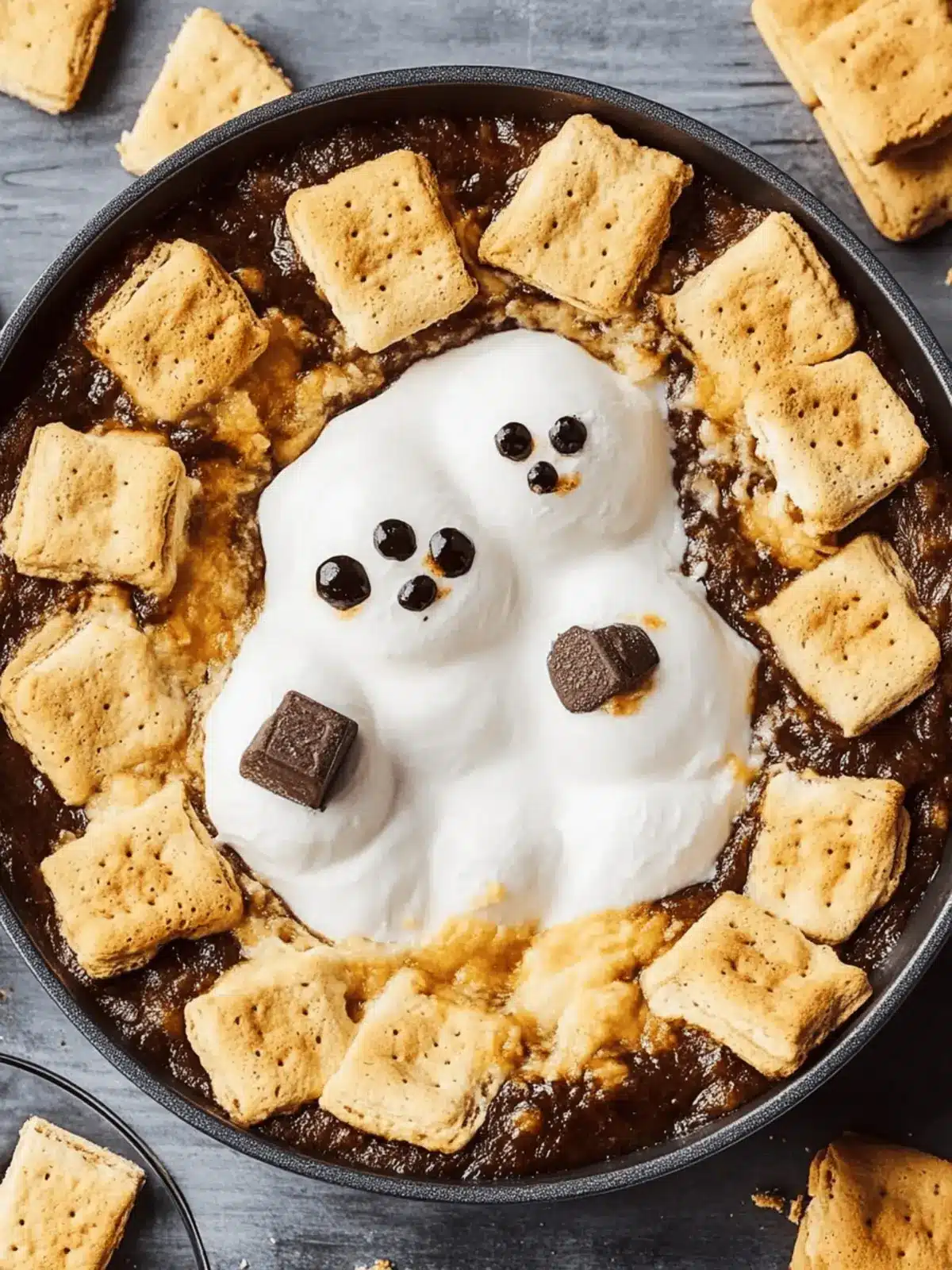 Ghost S'mores Dip