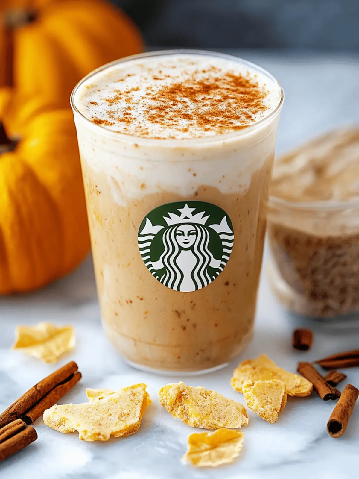 Iced Pumpkin Cream Chai Tea Latte {Starbucks Copycat}
