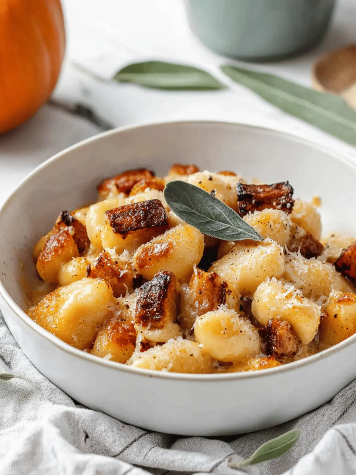 Air Fryer Pumpkin Gnocchi Bake for Cozy Autumn Comfort 2 Air Fryer Pumpkin Gnocchi Bake