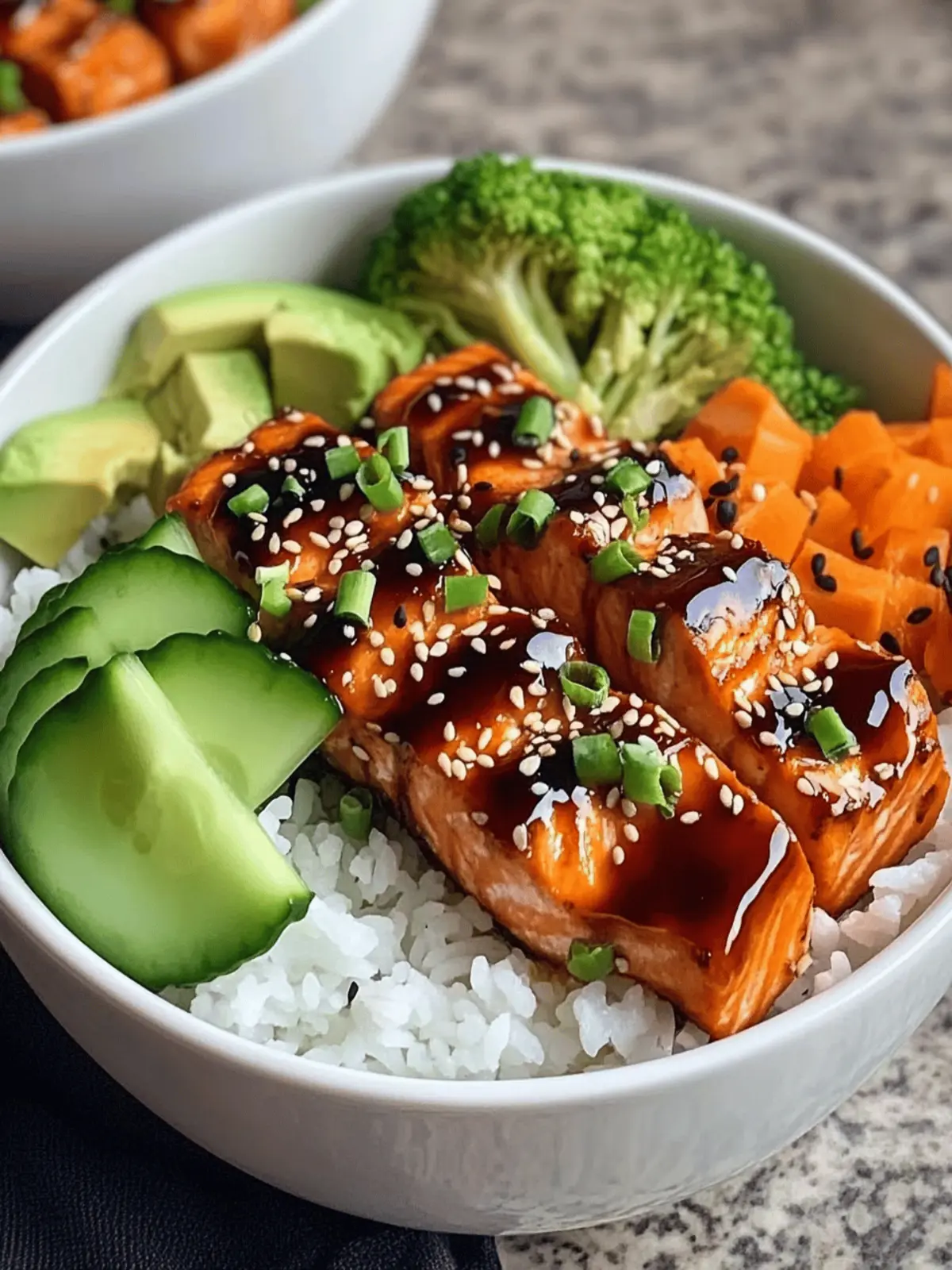 Teriyaki Salmon Bowls