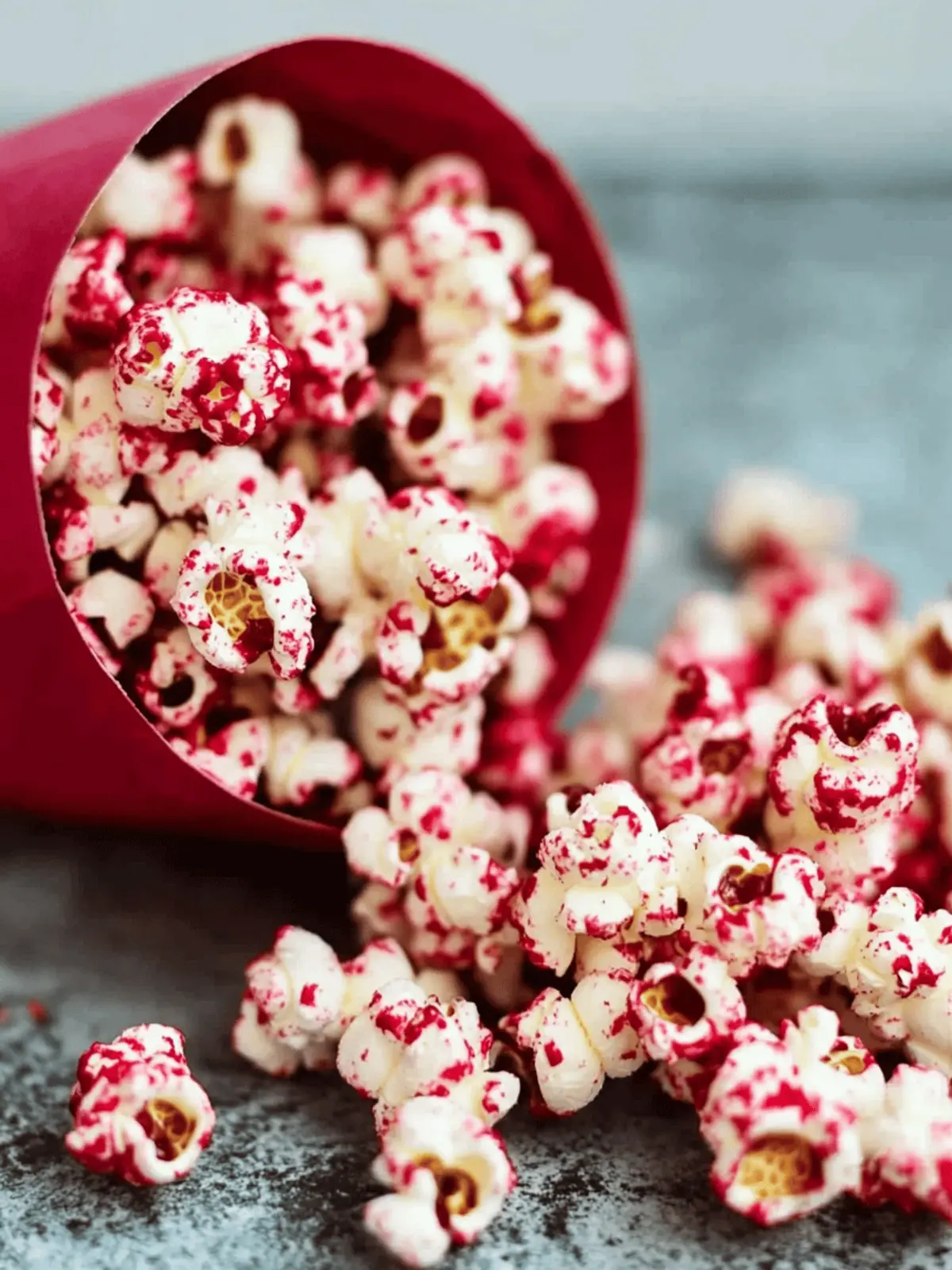 Bloody Red Velvet Popcorn