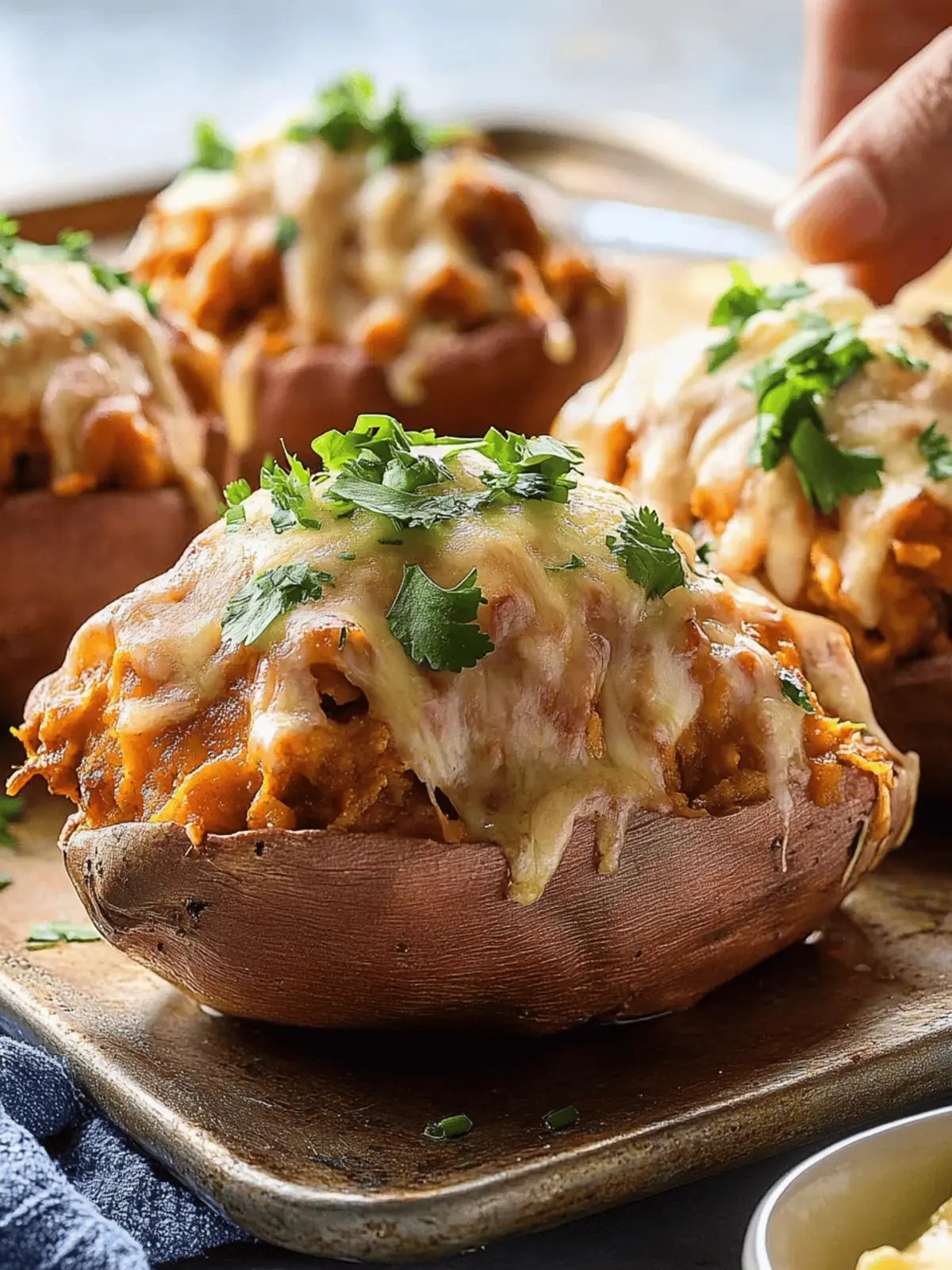 Enchilada Stuffed Sweet Potatoes