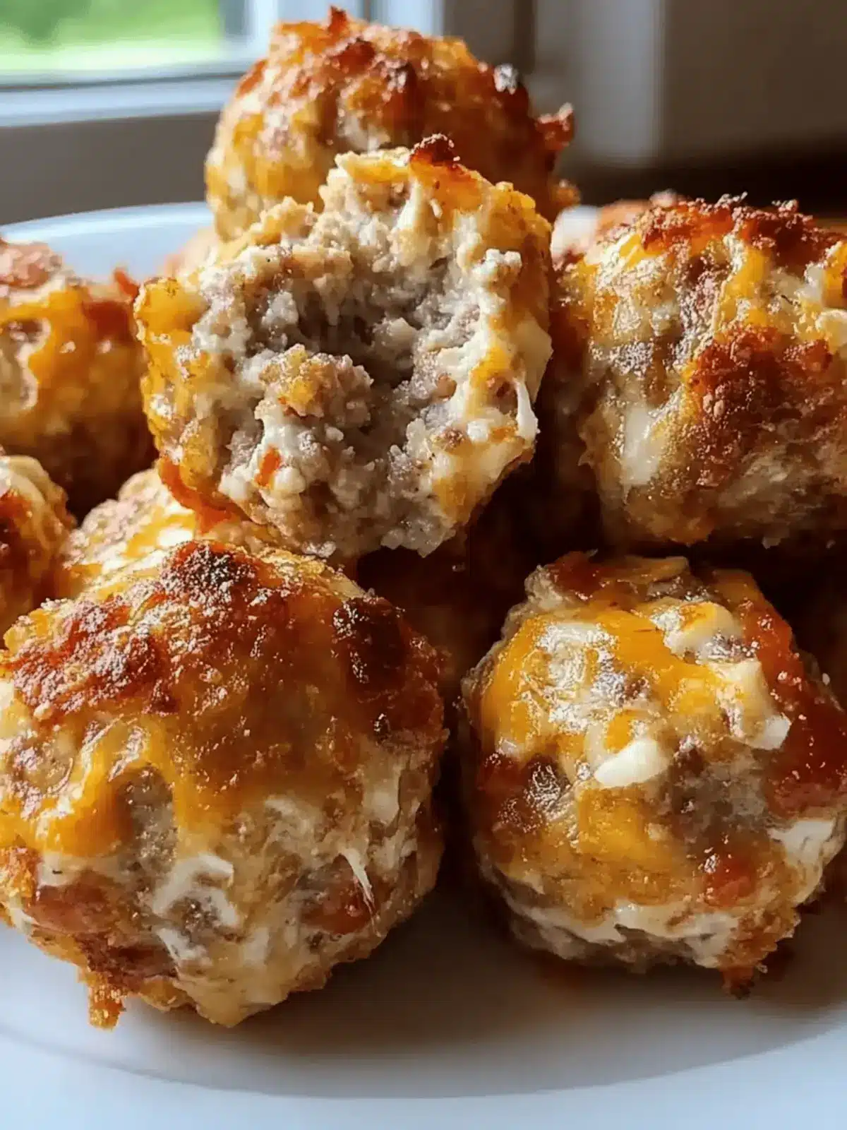 Rotel Cream Cheese Sausage Balls