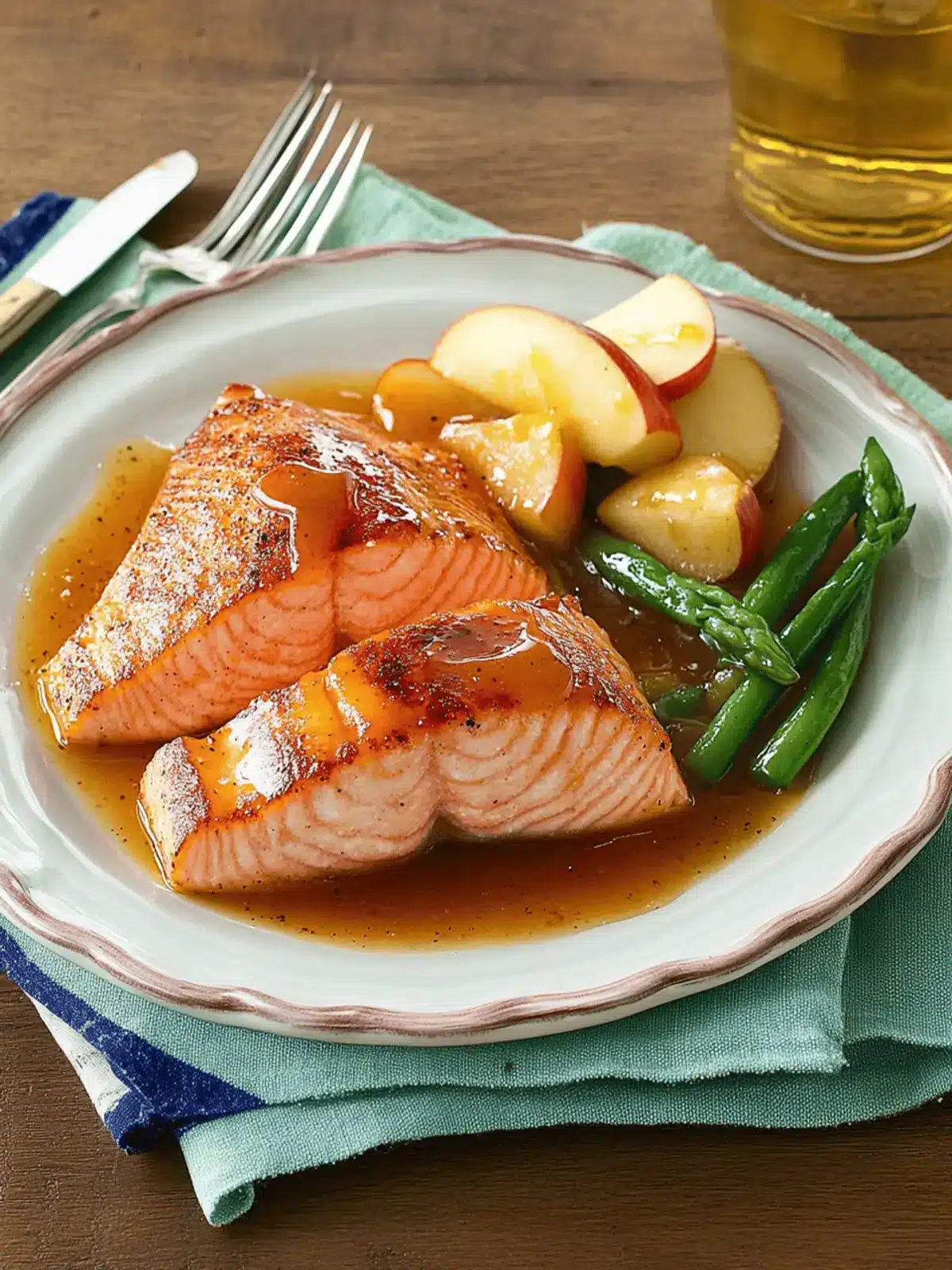 Apple Cider-Glazed Salmon