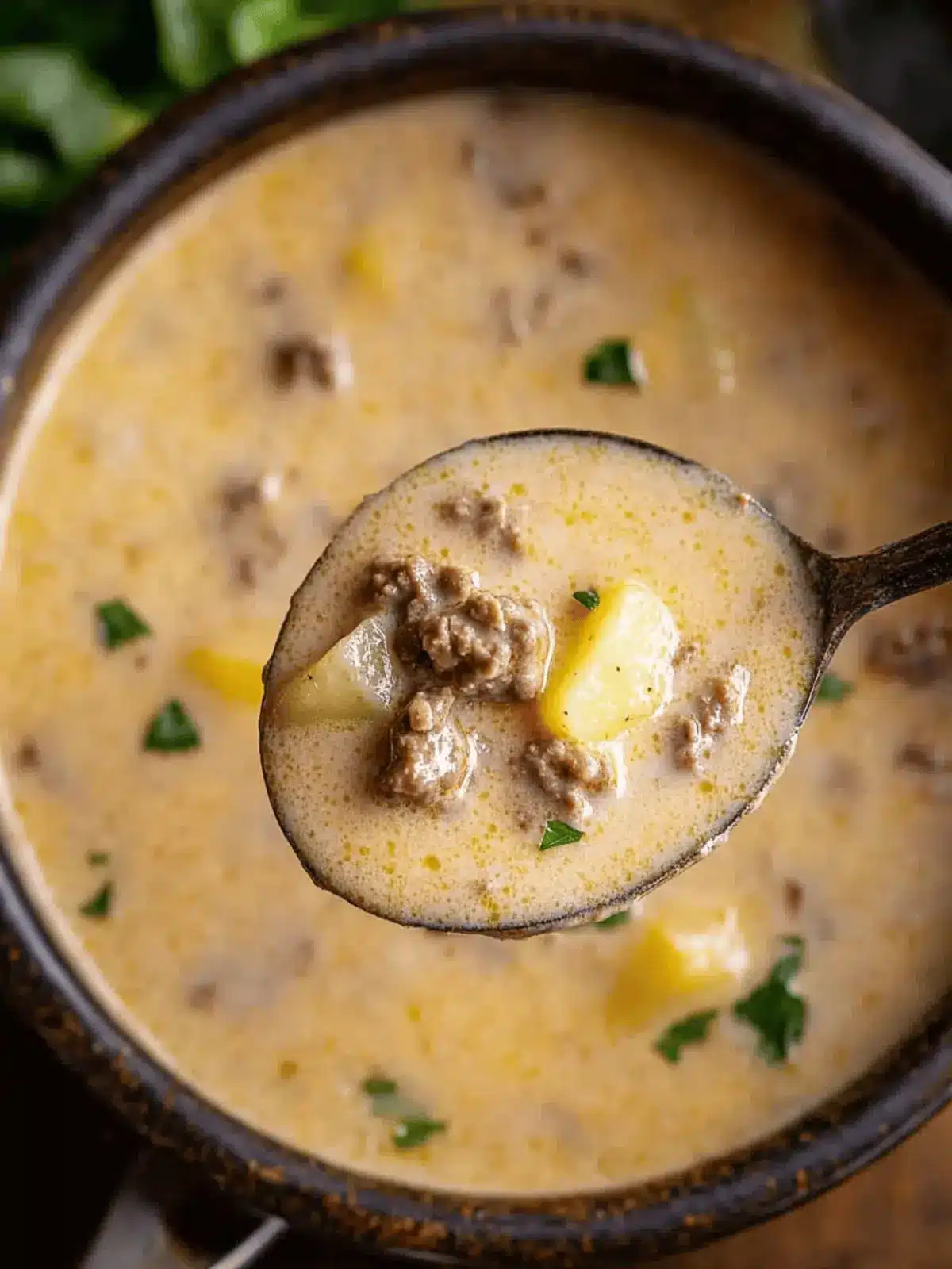 Cheesy Beef and Potato Soup – Comfort in Every Spoonful 3 Cheesy Beef and Potato Soup