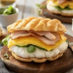 Cloud Bread Breakfast Sandwich