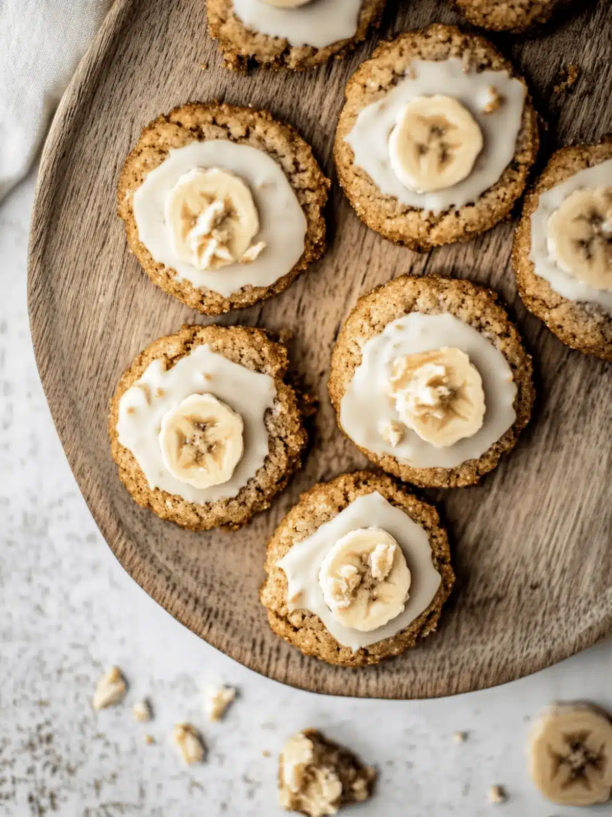 Soft Banana Bread Cookies