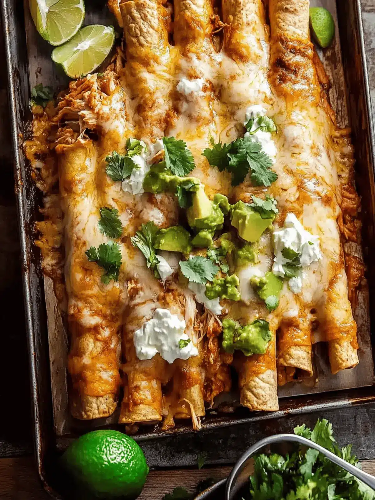 Baked Cheesy Cuban Chicken Taquitos for a Flavorful Feast 2 Baked Cheesy Cuban Chicken Taquitos