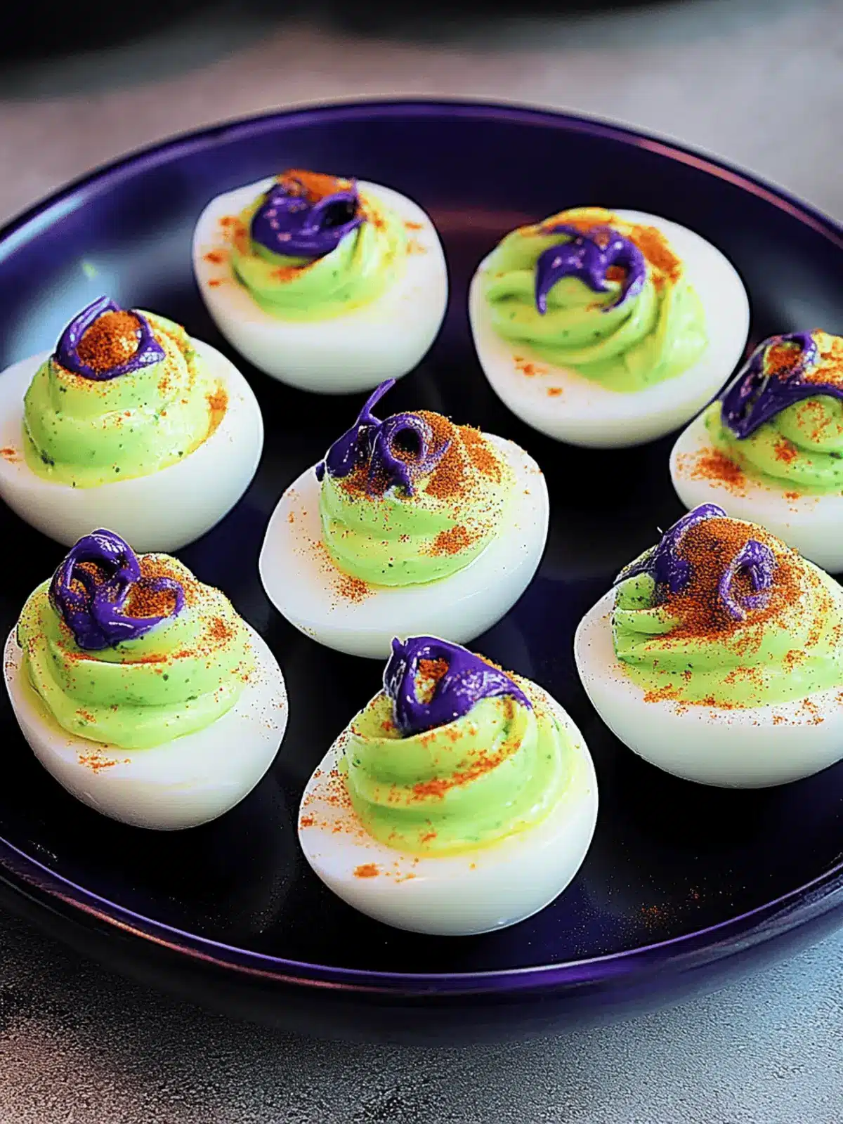 Halloween Deviled Eggs