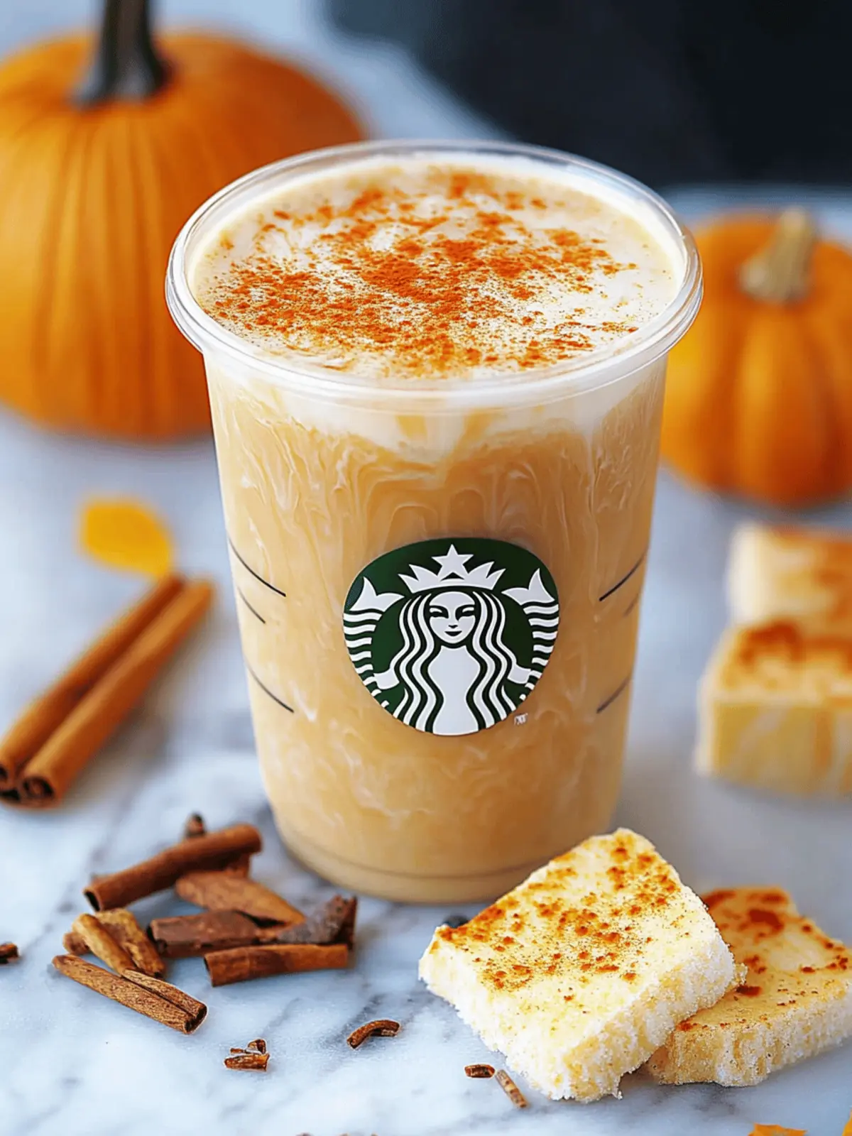 Iced Pumpkin Cream Chai Tea Latte {Starbucks Copycat}
