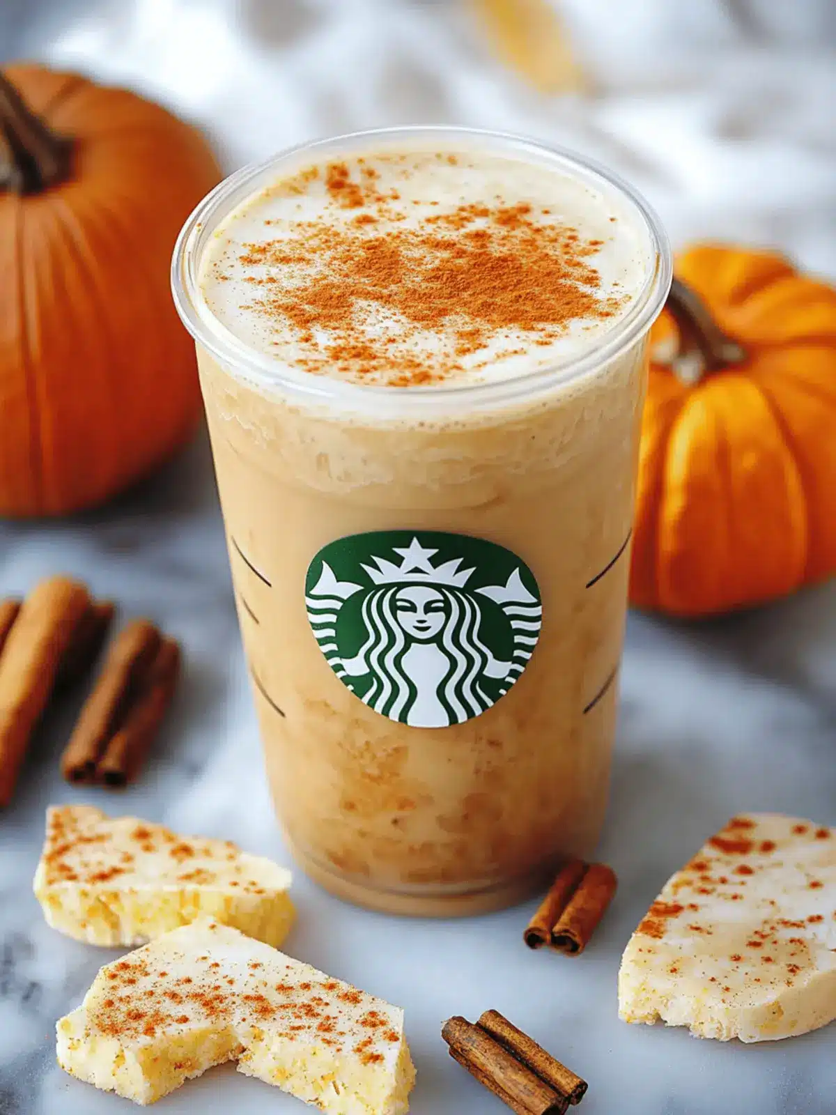 Iced Pumpkin Cream Chai Tea Latte {Starbucks Copycat}
