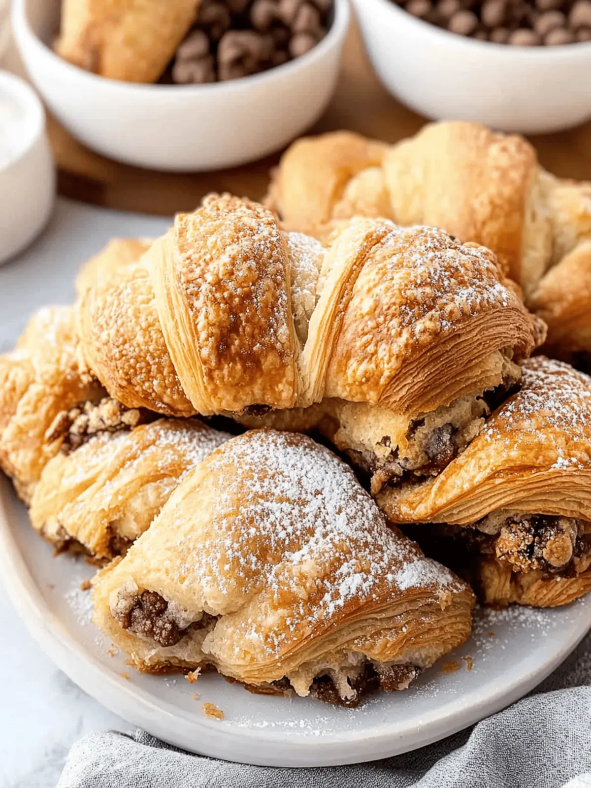 TikTok Cookie Croissants