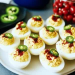 Jalapeno Popper Deviled Eggs