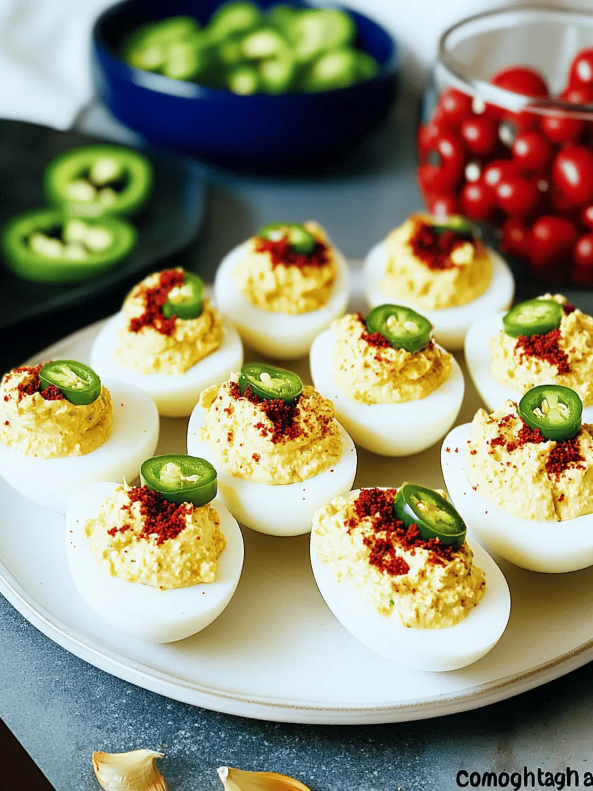 Jalapeno Popper Deviled Eggs
