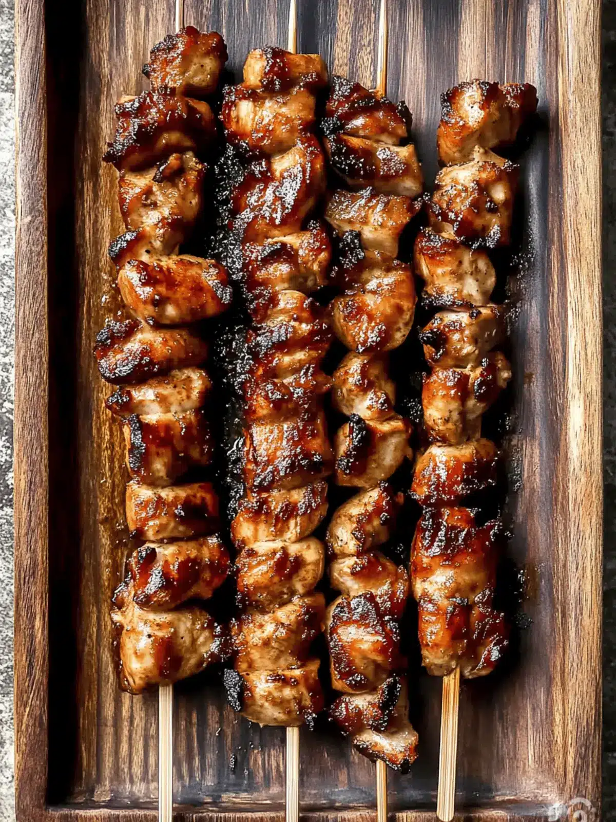 Grilled Thai Coconut Chicken Skewers