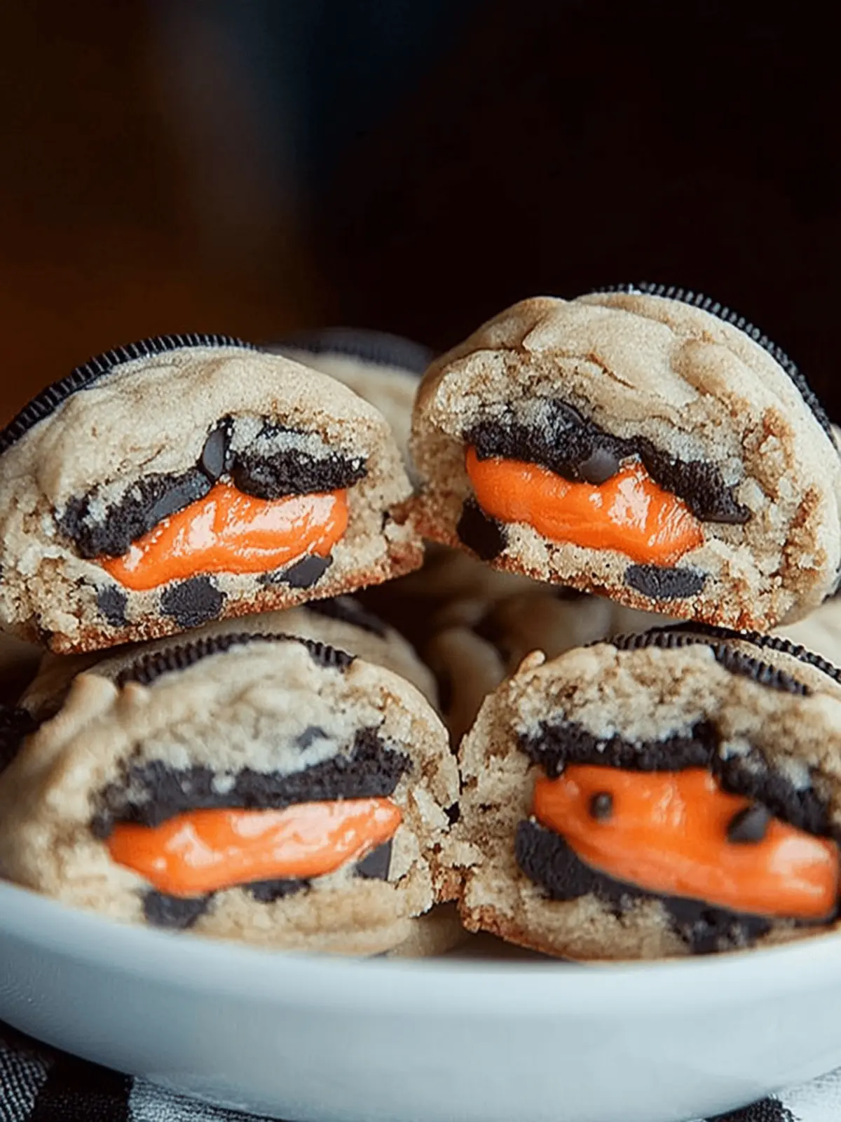 Halloween Oreo Stuffed Chocolate Chip Cookies You Can't Resist 5 Halloween Oreo Stuffed Chocolate Chip Cookies