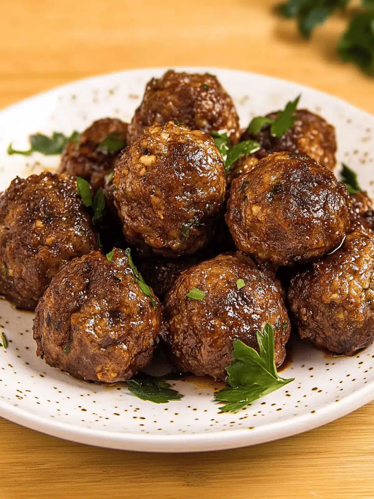 Bison Meatballs