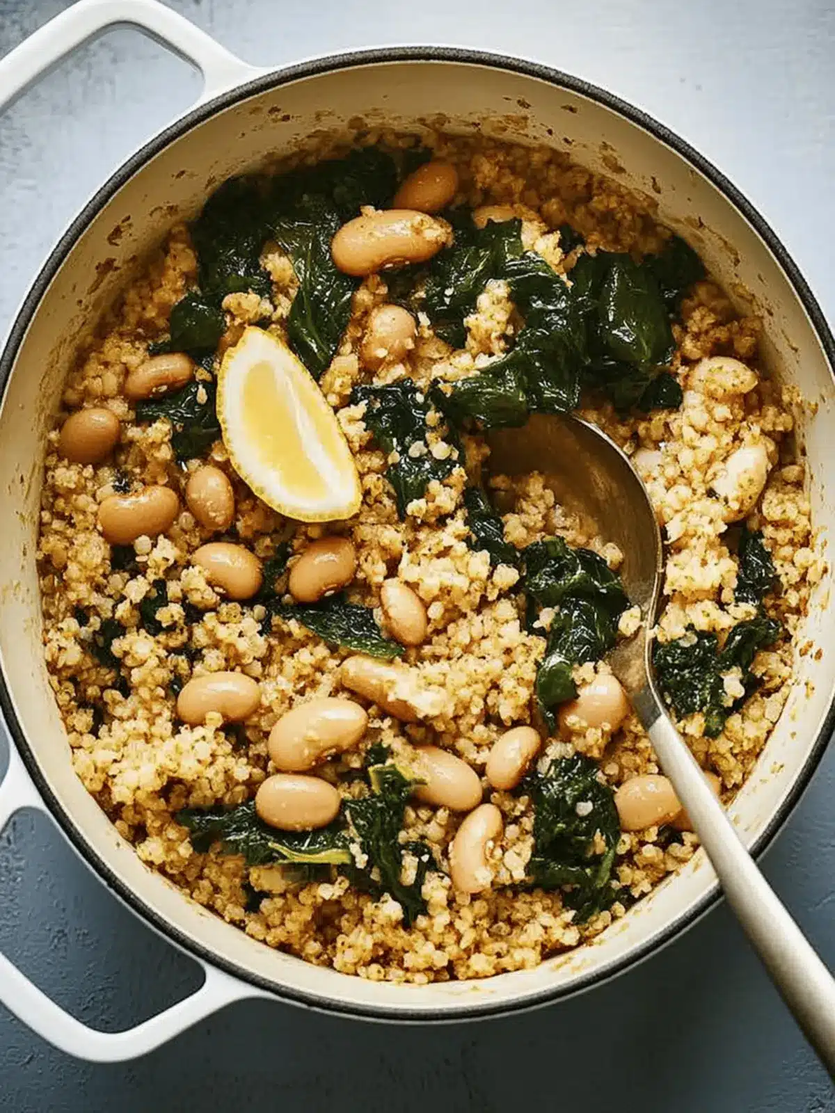 One-Pot Beans, Greens and Grains