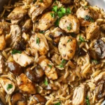 Chicken Marsala Orzo