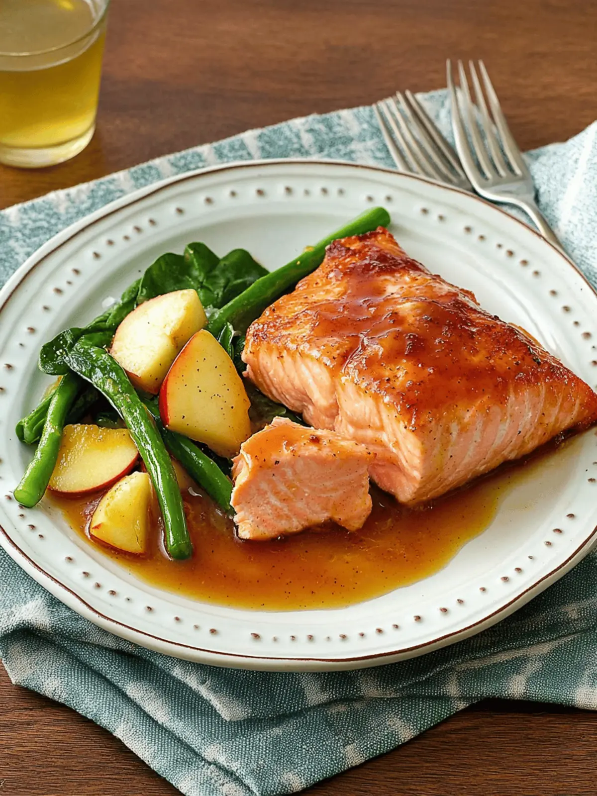 Apple Cider-Glazed Salmon