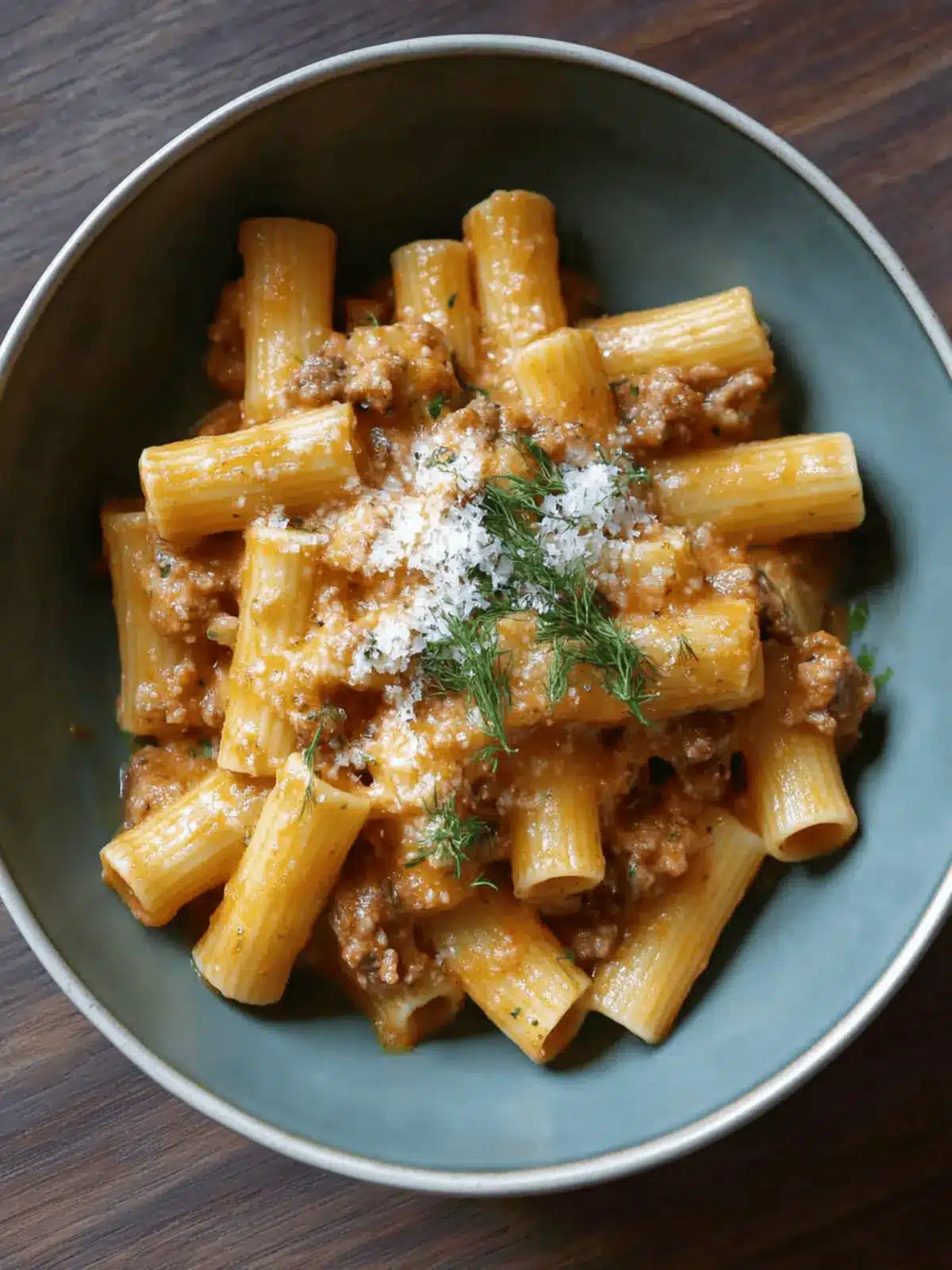 Rigatoni with Sausage and Fennel