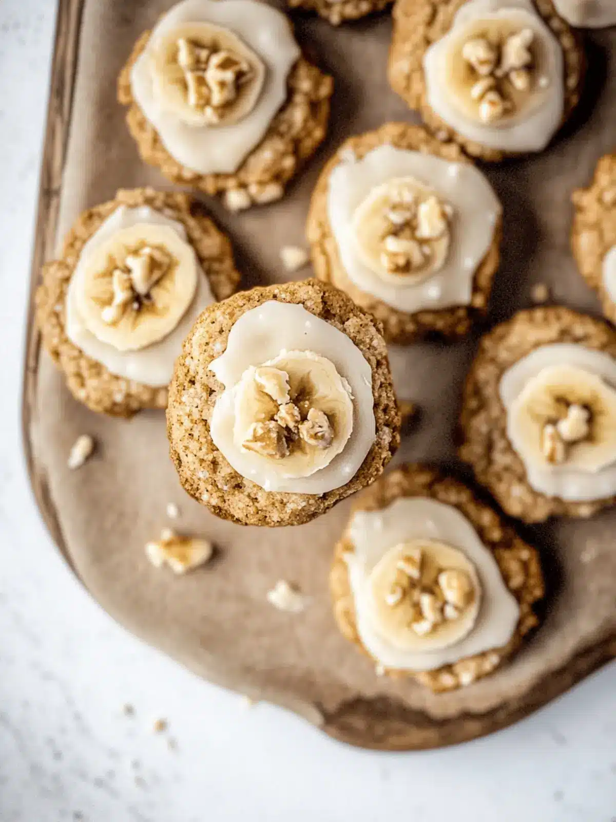 Soft Banana Bread Cookies