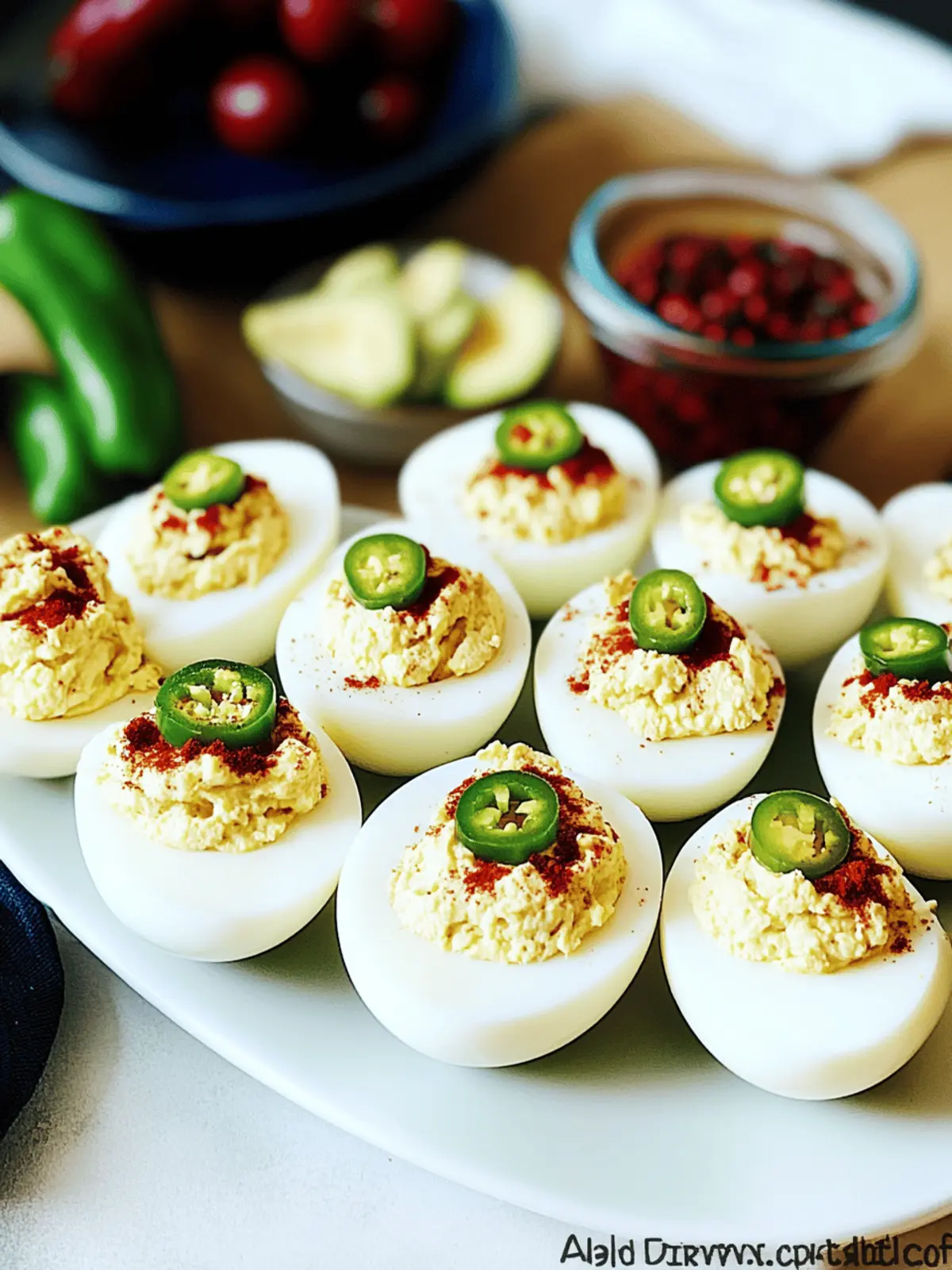 Jalapeno Popper Deviled Eggs