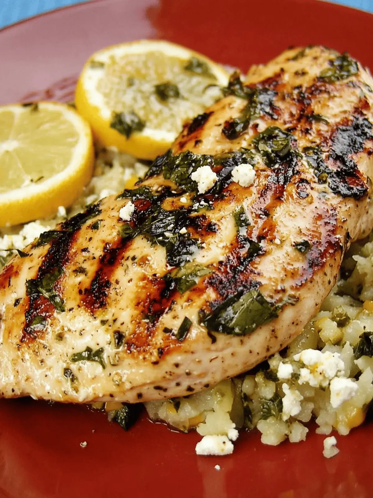 Greek Grilled Chicken Breasts