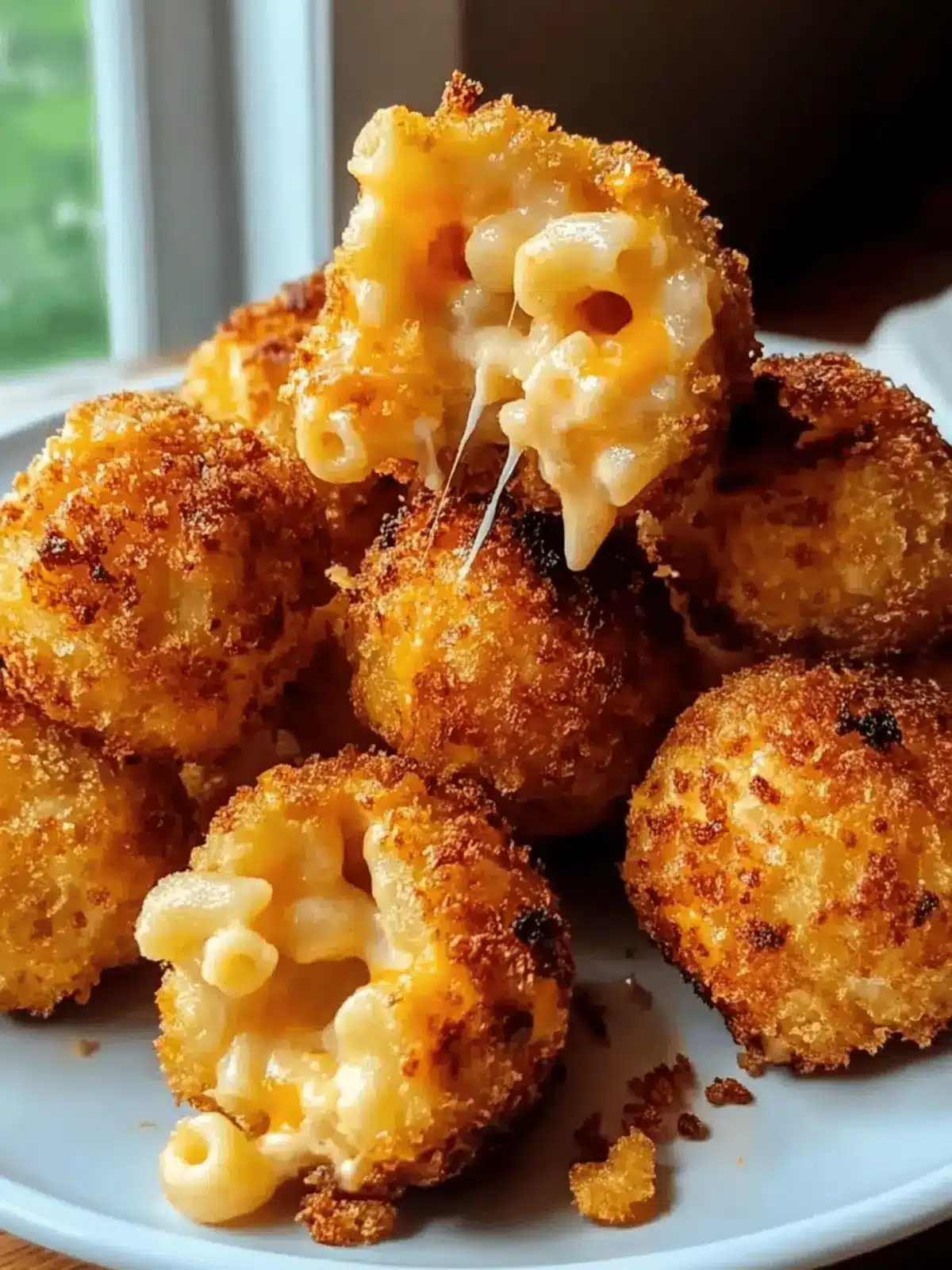 Air Fryer Mac and Cheese Balls