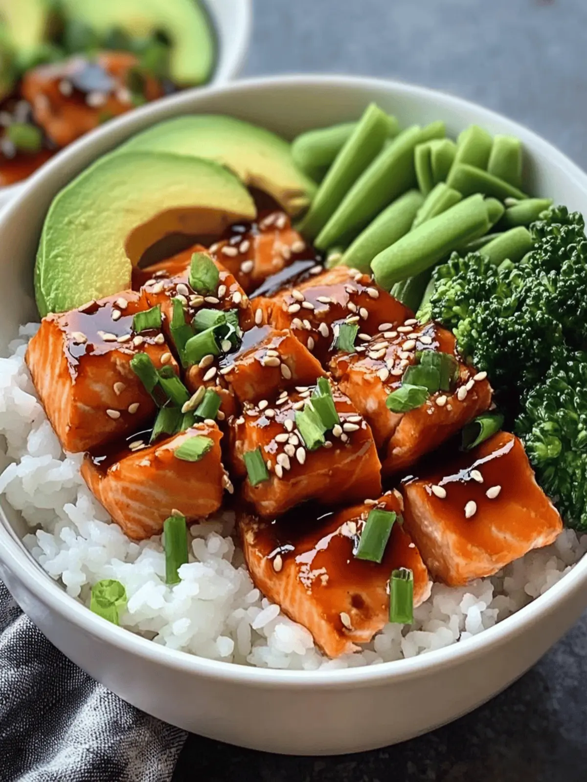 Teriyaki Salmon Bowls