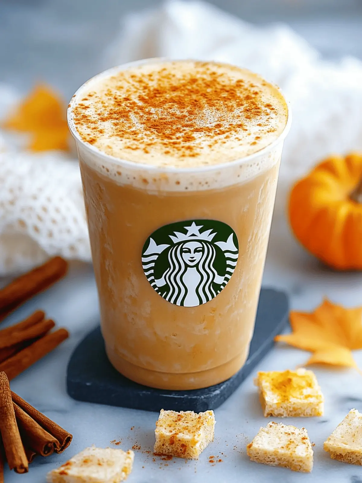 Iced Pumpkin Cream Chai Tea Latte {Starbucks Copycat}