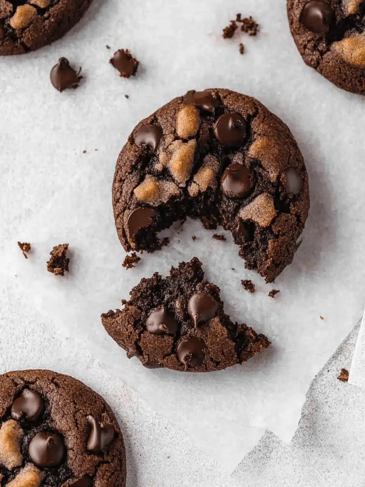 Crumbl Dark Dream Cookies