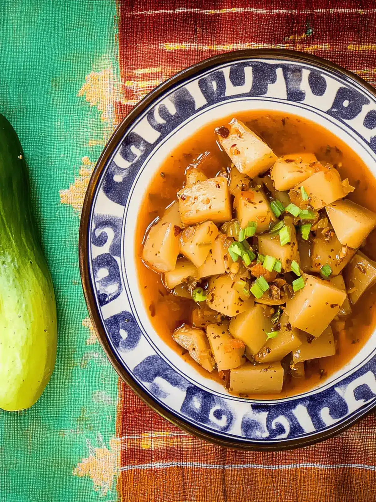 Chayote With Dried Green Chile