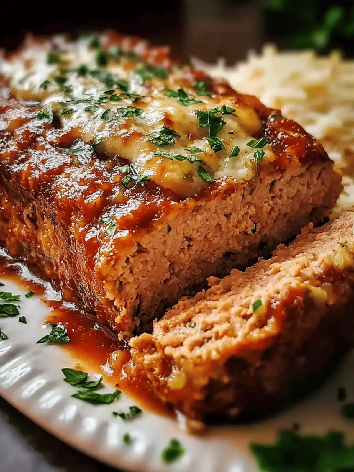 Garlic Butter Turkey Meatloaf
