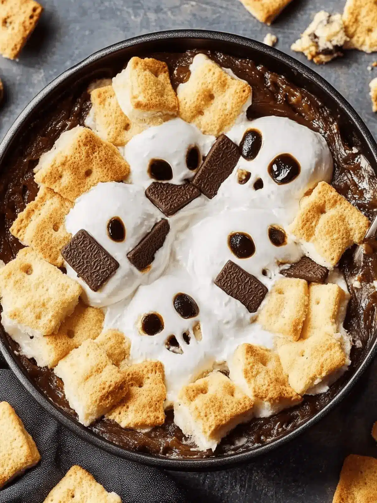 Ghost S'mores Dip