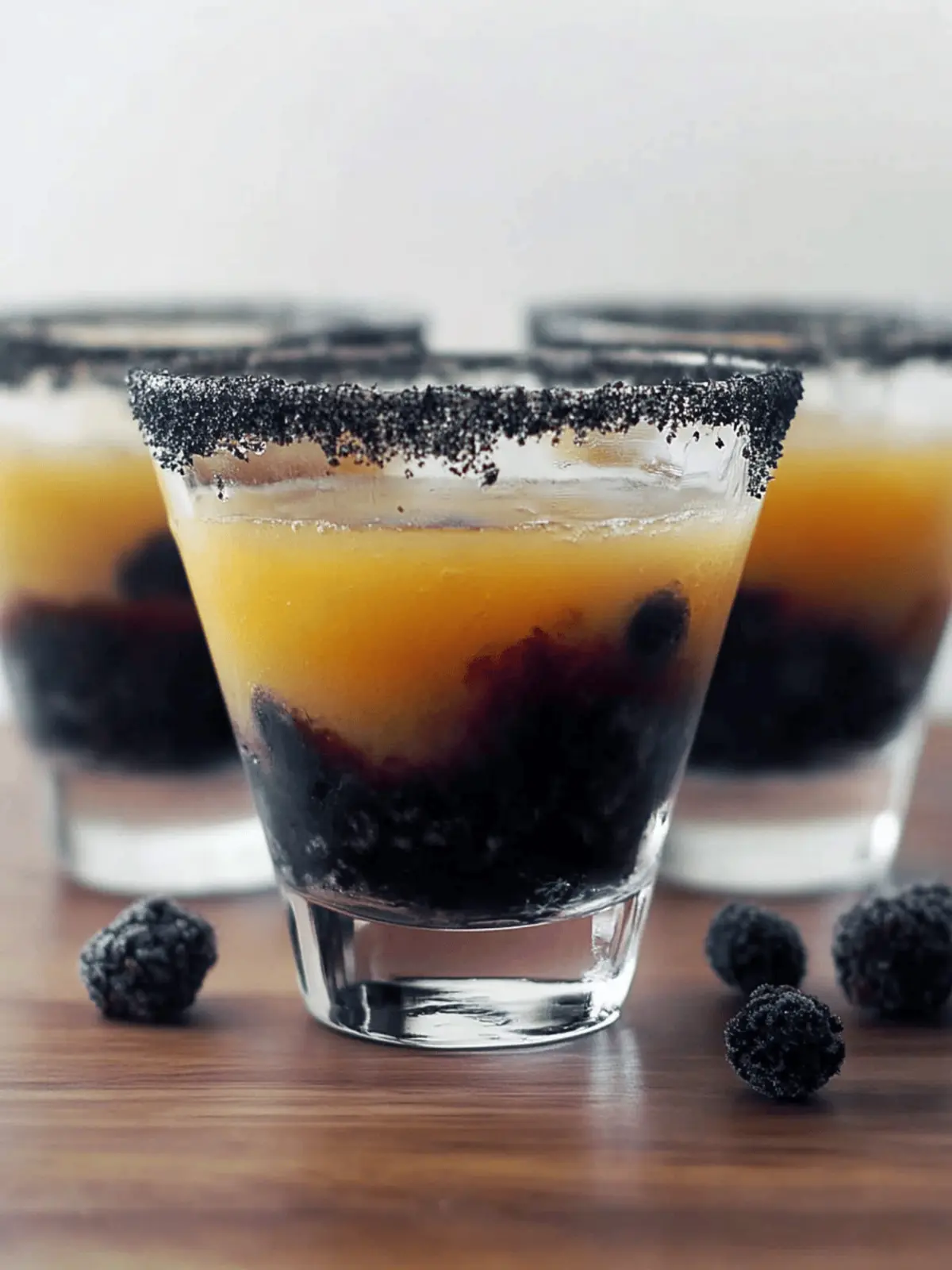 Spooktacular Black + Orange Rum Punch for Halloween Fun 4 Black + Orange Rum Punch